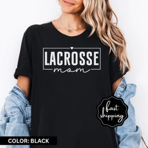 Lacrosse Mom Shirt, Lacrosse Game Day Shirt, Lacrosse Mama Shirt, Gameday Lacrosse Shirt, Lacrosse Mom Gift, Team Mom Lacrosse Shirt