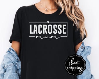 Lacrosse Mom Shirt, Lacrosse Game Day Shirt, Lacrosse Mama Shirt, Gameday Lacrosse Shirt, Lacrosse Mom Gift, Team Mom Lacrosse Shirt
