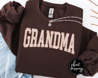 Floral Grandma Sweater Sweatshirt For Grandma Grandma Gift Sweater Mom Sweatshirt Sweatshirt Gift For Grandma Boho Floral Sweater