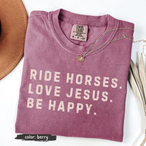 Christian Western Sweatshirt Horse Girl Shirt Equestrian Shirt Country Girl Tee Cowgirl Shirt Horse Girl Hoodie, Horse Lover Shirt image 11
