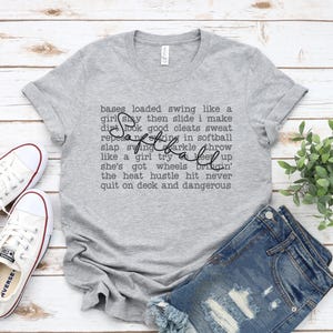Softball Mom Shirt, Girls Softball Shirt, Matching Softball Shirts, Softball Gameday Shirt, Softball Mom Tee, Softball Gift Shirt For Girls