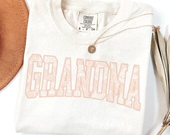 Shirt For Grandma Comfort Colors® Floral Grandma Shirt Floral Palm Grandma Shirt Mothers Day Gift Gift For Grandma Grandma Tshirt