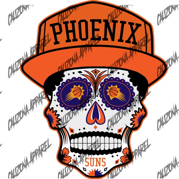 Sugar Skull svg Phoenix Suns svg basketball svg