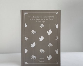 Good Omens A5 Hardback Notebook, Dark Academia Journal