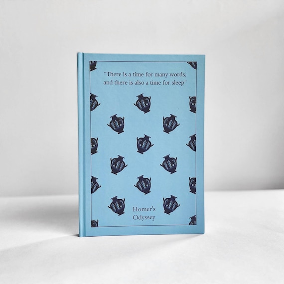 Dark Academia A5 Hardback Notebook, Homer's Odyssey Journal