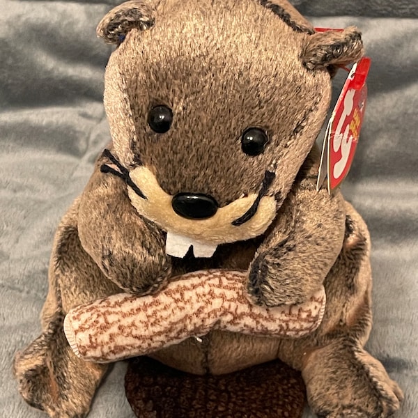TY Collectors Item Beanie Baby Vintage Retired in 1999 "Lumberjack" Beanie Baby Collection Excellent Condition Beanie Baby Stuffed Animal