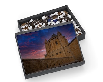 Dormition Abbey 1000 Piece Puzzle, Jerusalem Abbey Gift Puzzle, Har Tsiyon Dormition Abbey Jigsaw Puzzle, Israel Puzzle, Religious Puzzle