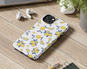 Etui na telefon z motywem cytryny | Etui na iPhone'a z motywem kwiatów cytrusowych