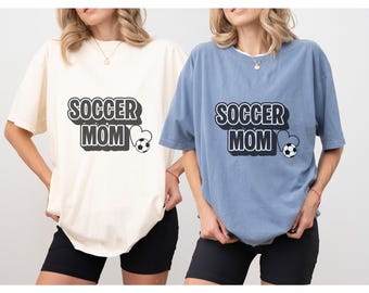 Unisex Garment-Dyed T-shirt, Gift for Soccer Mom