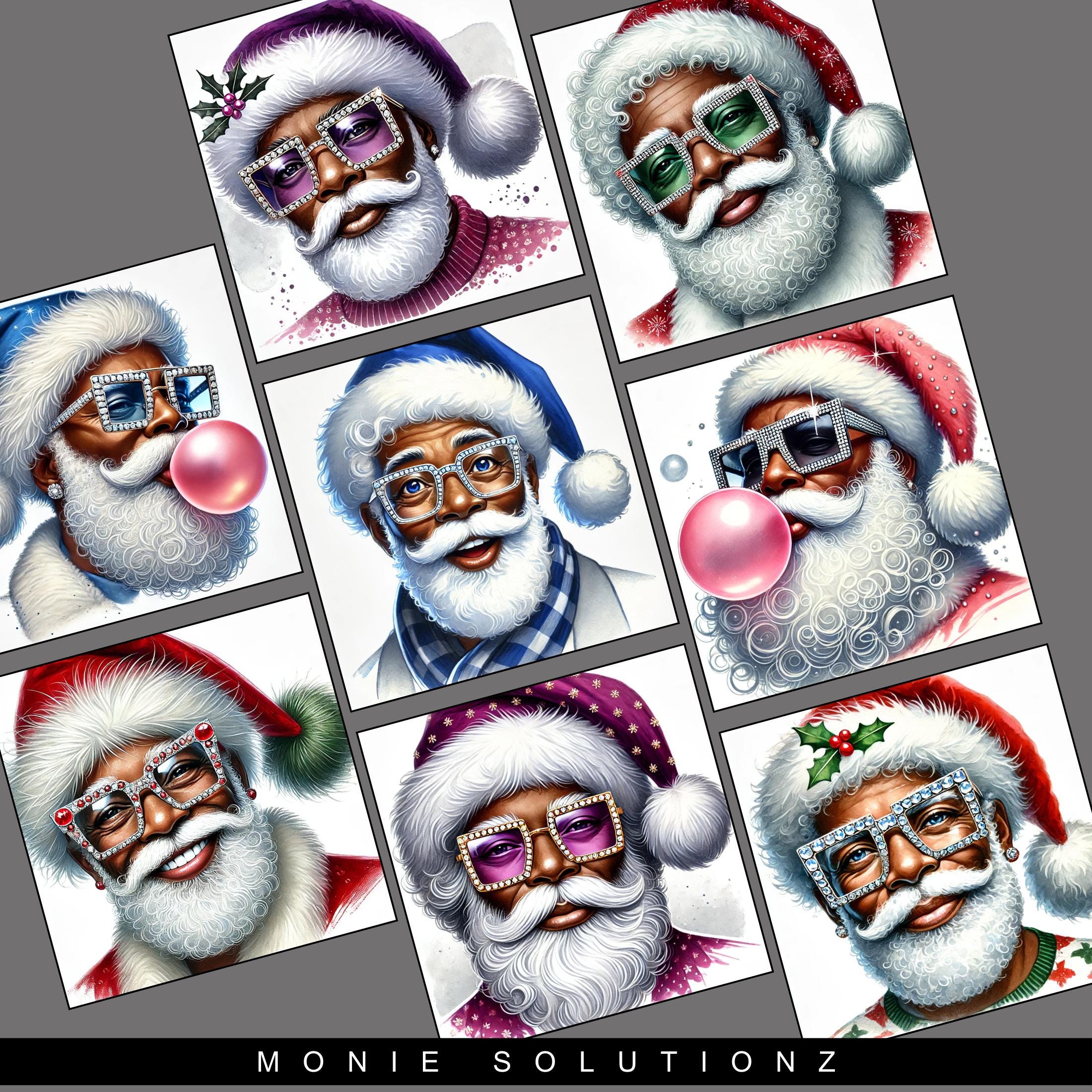 Dall-e3 & Chatgpt V4 Ai Art Prompt Guide Papa Claus Includes 12 Sample ...
