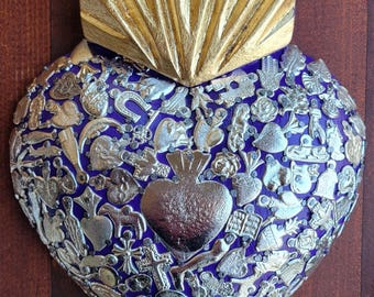 Beautiful Purple Milagros Sacred Heart
