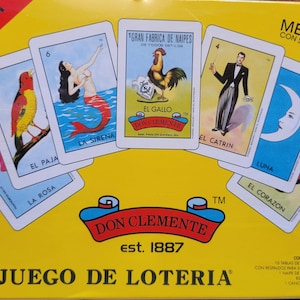 Authentic Mexican Loteria Bingo Game