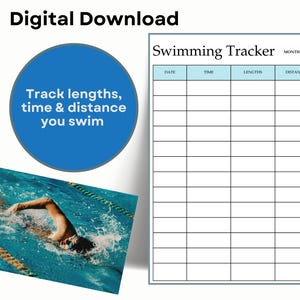 swimmer planner, swimming journal, just keep swimming, swim mom, exercise tracker, swim printable, swimming logbook, swim team, swim journal