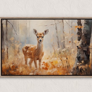 Autumn Landscape Print, Fall Landscape Printable Wall Art, Fall Wall Art, Autumn Vintage Style Oil Painting, Country Farmhouse Print Scene