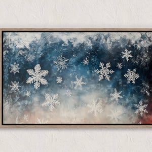 Snowflakes Art Prints, Winter Wall Art, Printable Digital Download, Christmas Wall Art, Holiday Decor, Seasonal Artwork, Instant Download