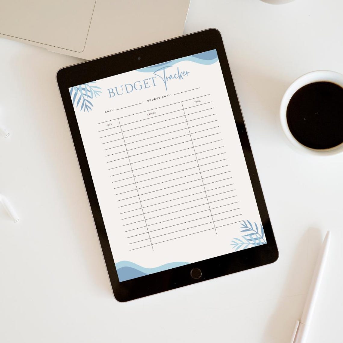 Budget Tracker | Digital & Printable Financial Tracker | Downloadable ...