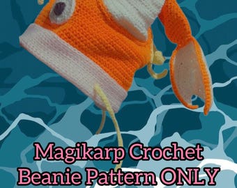 Czapka Magikarp | Czapka | Wzór szydełkowy TYLKO dla dorosłych