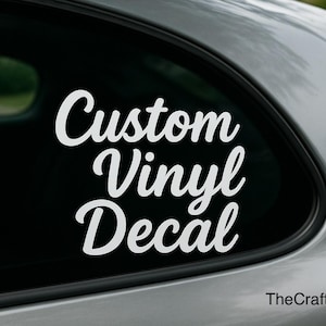 Custom Vinyl Decal: Personalized Sticker