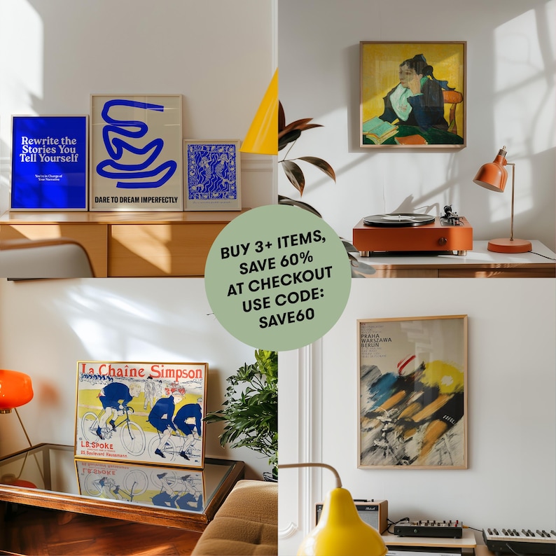 Paket med 50 kvadratiska rammockups, retro- och modern konstdisplay, PSD-filer för affischtryck bild 11