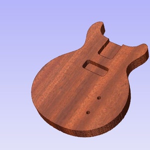 以下が含まれることがあります： 自然な仕上げのソリッドマホガニーギターボディ。ボディは、ハイフレットへのアクセスのためのカットアウェイを備えた伝統的なエレキギターの形をしています。ボディにはシングルピックアップとブリッジがあります。