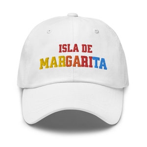 Isla de Margarita embroidered Cap, Venezuela Hats, Venezuela Caps, Venezuela.