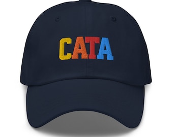 Cata Embroidered Cap – Colourful Venezuela Beach Hat, Adjustable Cotton Cap, Playa Cata Souvenir, Gift from Venezuela, Venezuela Travel Gift