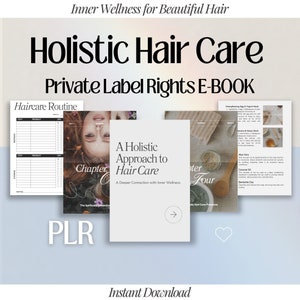 Aimant en plomb Guide de soins capillaires - Guide spirituel PLR Produit numérique d'autosoins avec droits de marque privée Cosmétologue professionnel Coiffeur