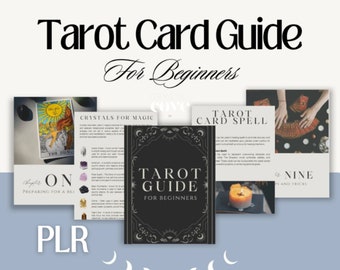 Tarot Card Journal | Tarot Cheat Sheet for Beginners | Witchy Planner Instant Download | Grimoire Journal, PLR Digital Products | Spiritual