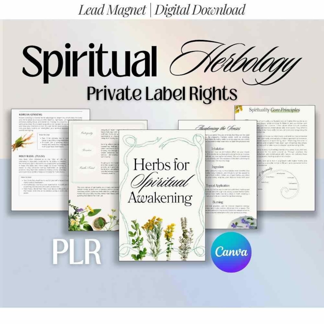 PLR Spiritual Guide Editable Template | Dfy Private Label Rights ...