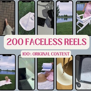 200 Aesthetic MRR Videos | Done For You Master Resell Rights Story Templates | Faceless Instagram DFY Digital Marketing  MRR Faceless Videos