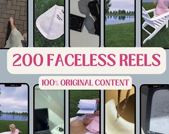 200 Aesthetic MRR Videos | Done For You Master Resell Rights Story Templates | Faceless Instagram DFY Digital Marketing  MRR Faceless Videos