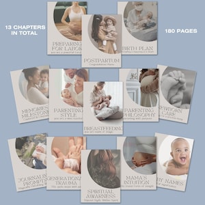 Doula Lead Magnet Birthing Course Template & Pregnancy Planner, Natural Birth Doula Midwife Resources, PLR Digital Product, Private Label