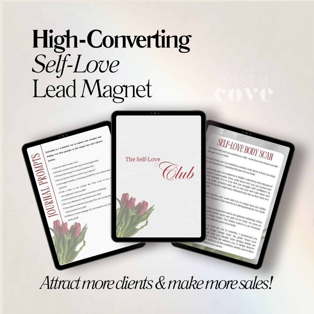 Done for You Lead Magnet for Self Love | Workbook With Private Label ...