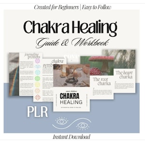Chakra Healing Digital Nedladdning Andlig Guide med Private Label Rights PLR Digital Produkt | Andlig PLR Lead Magnet Redigerbar Mall