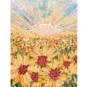 Here Comes The Sun by InspiredJoyCarte postale 4 x 6 PDX