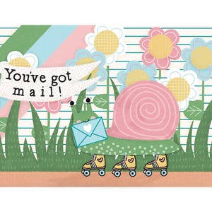 Vous avez un courrier ! Carte postale 4 x 6