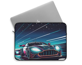 Aston Martin Racing Laptop Sleeve- available in 3 sizes- Custom Laptop & Tablet Sleeve