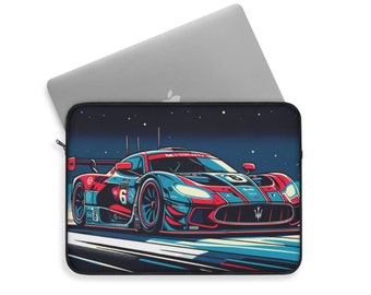 Maserati MC20 Racing Laptop Sleeve- available in 3 sizes- Custom Laptop & Tablet Sleeve