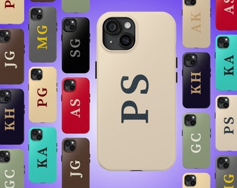 Personalized iPhone 17 Case Personalized Phone Case Custom Initials Design 9 Designer Phone Case iPhone 16 Case Personalized Phonecase