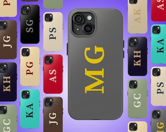 Personalized iPhone 17 Case Personalized Phone Case Custom Initials Design 4 Designer Phone Case iPhone 16 Case Personalized Phonecase