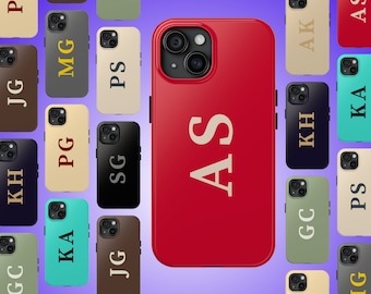 Personalized iPhone 17 Case Personalized Phone Case Custom Initials Design 8 Designer Phone Case iPhone 16 Case Personalized Phonecase