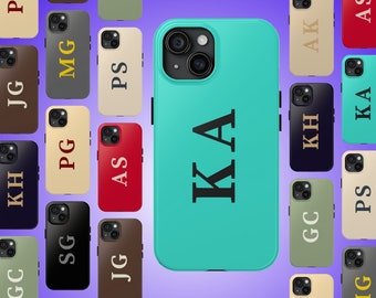Personalized iPhone 17 Case Personalized Phone Case Custom Initials Design 2 Designer Phone Case iPhone 16 Case Personalized Phonecase