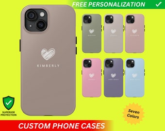 Personalized iPhone 17 Case Personalized Phone Case Custom Heart C Designer Phone Case Custom iPhone 16 Case Personalized Phonecase