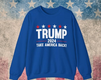 Sudadera Trump, Trump 2024, Sudadera Pro Trump, Camisa Pro América, Camisa Republicana Regalos Republicanos Regalos Patrióticos Camisa de Bandera Americana