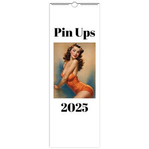 Pin Up Girl Retro Style Wall Calendar 2025