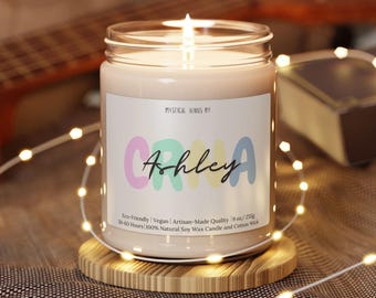 CRNA gift, Soy Candle, Personalized Candle, CRNA Candle, CRNA Appreciation Gift, Certified Registered Nurse Anesthetist, Nurse gifts