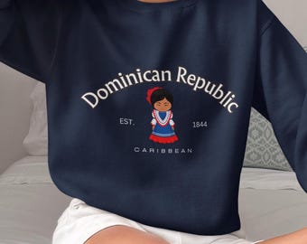 Sudadera de República Dominicana, sudadera con capucha de República Dominicana, regalo de República Dominicana, camiseta de República Dominicana, suéter de República Dominicana, DR