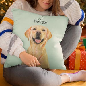 Custom Pet Pillow, Dog Pillow, Cat Pillow,Personalized Pillow,Pet Memorial Gifts Custom,Dog Mom Gift, Cat Mom gift,Dog Picture Pillows Cases