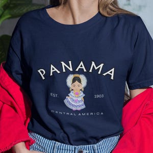 Panama T-Shirt, Panama Shirt, Panama Pollera,Panama Souvenir, Panama Sweatshirt, Panama Gift, Panama Apparel, Panamanian Sweater, Panama
