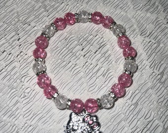 Roze Hello Kitty bedelarmband